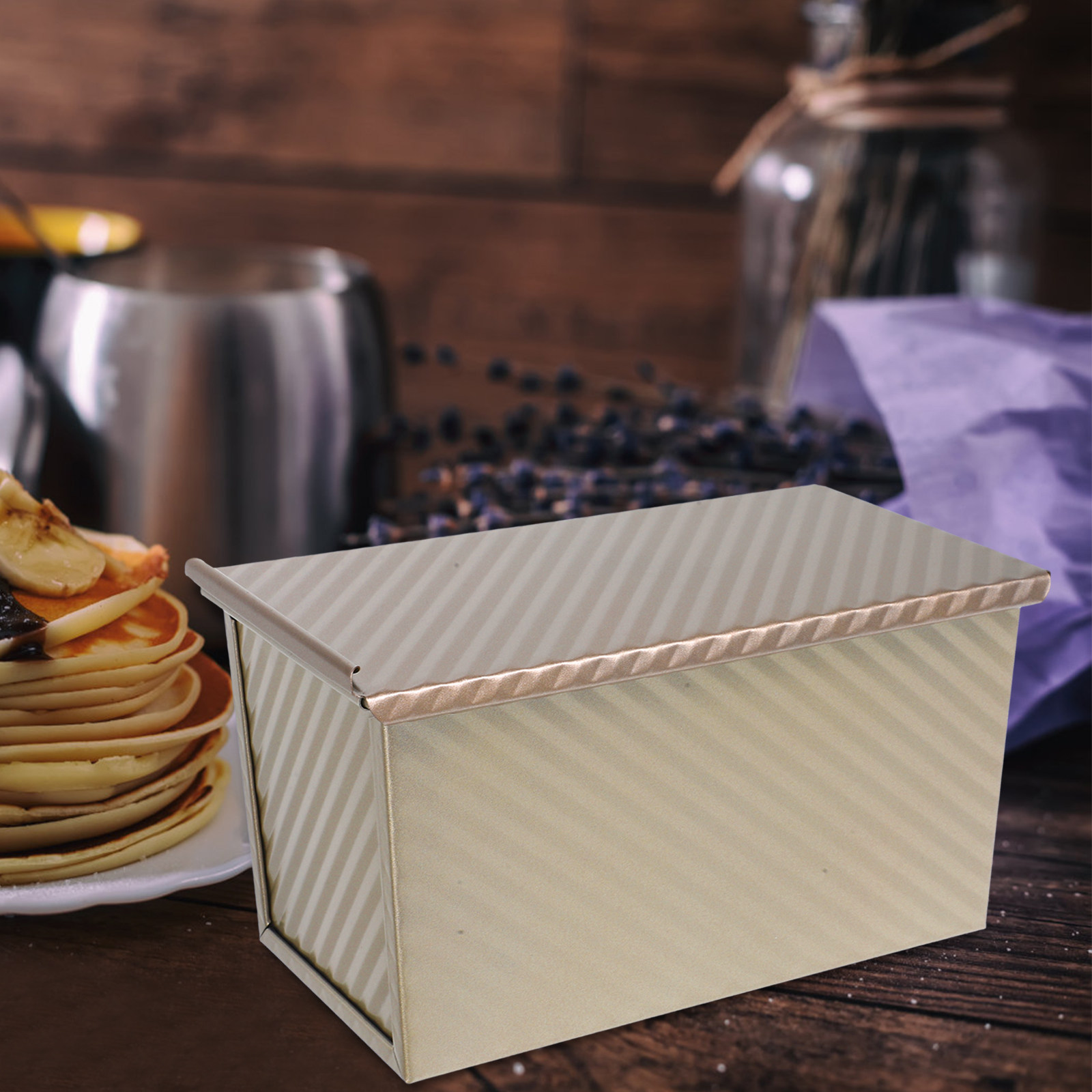 Kitchen Baking Pan - Metal Toast Bread Baking Mold Rectangular