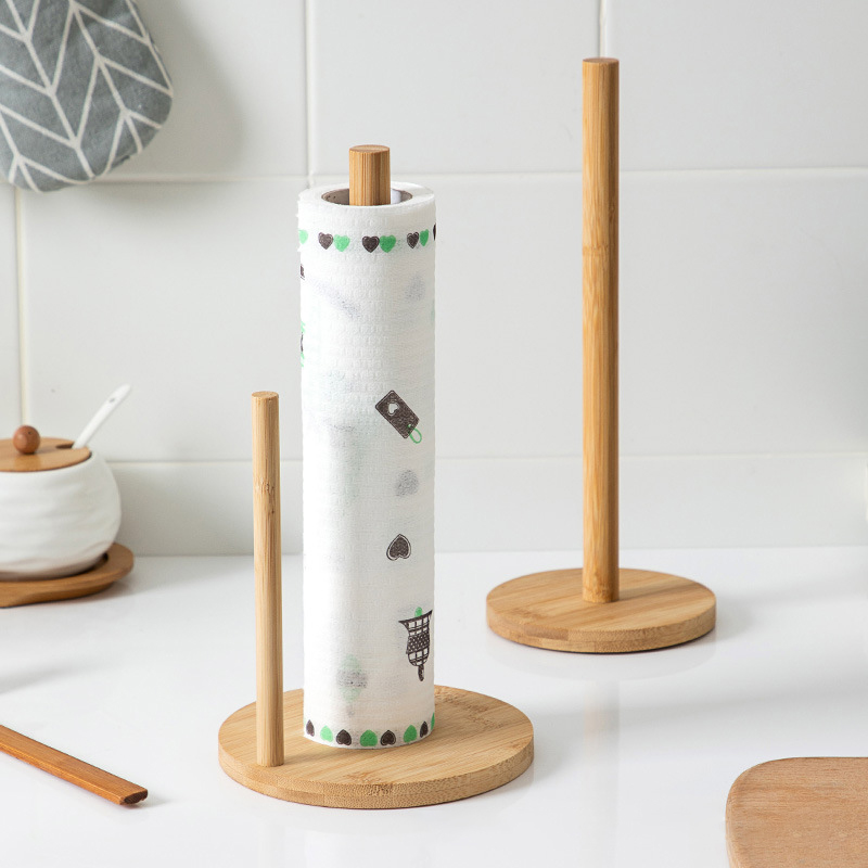 Kitchen Baking Paper Holder - 1PC Modern Wooden Kitchen Roll Paper