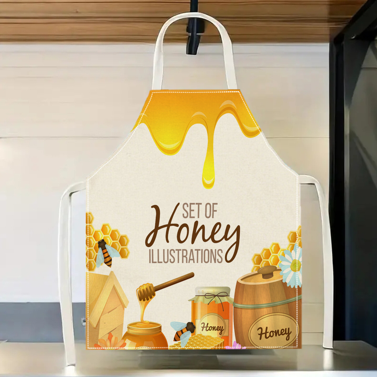 Baking Kitchen Design Ideas - 1pc Honey Bee Apron Sweet Kitchen