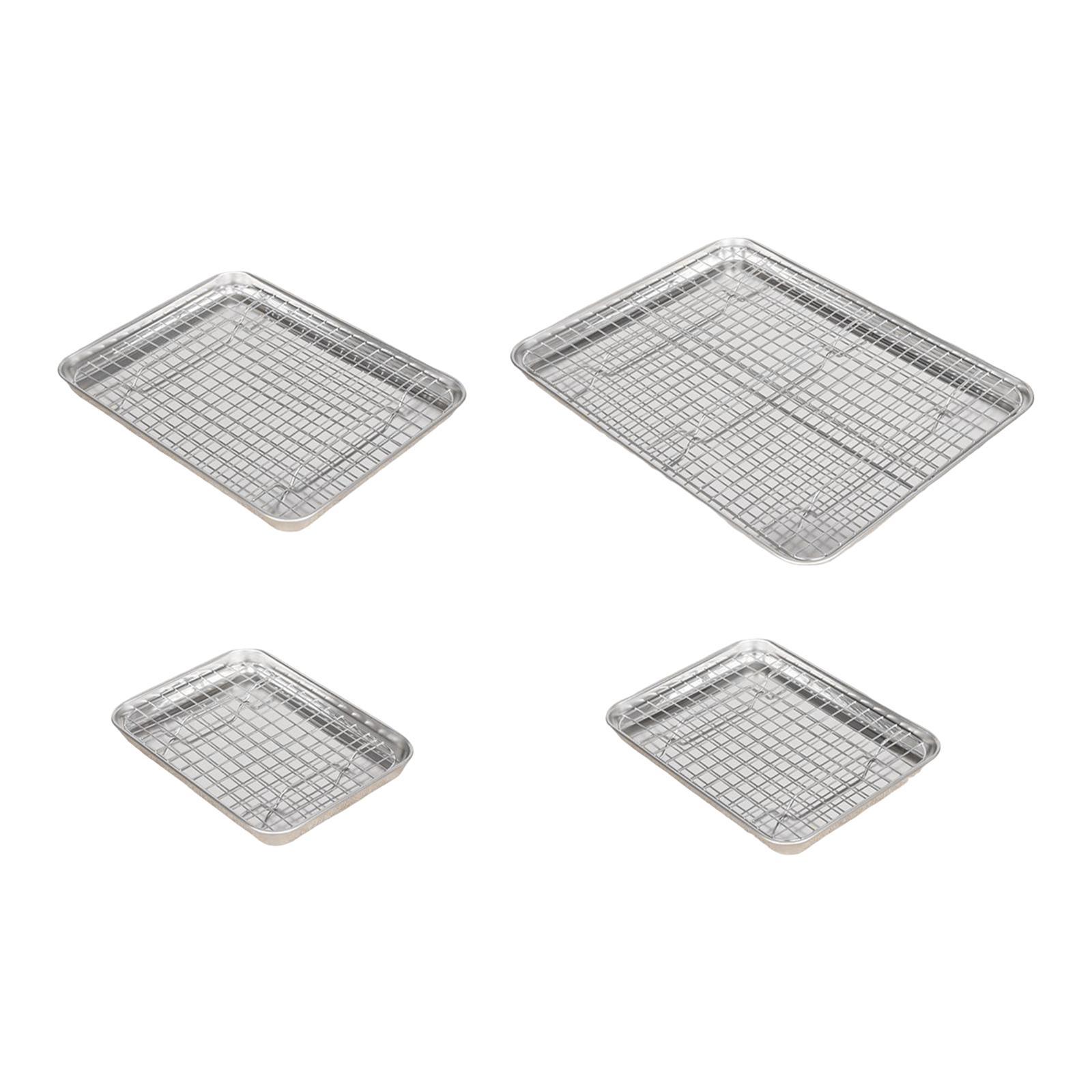 Kitchen Baking Tray Rack - Stainless Steel Baking Sheet with Rack