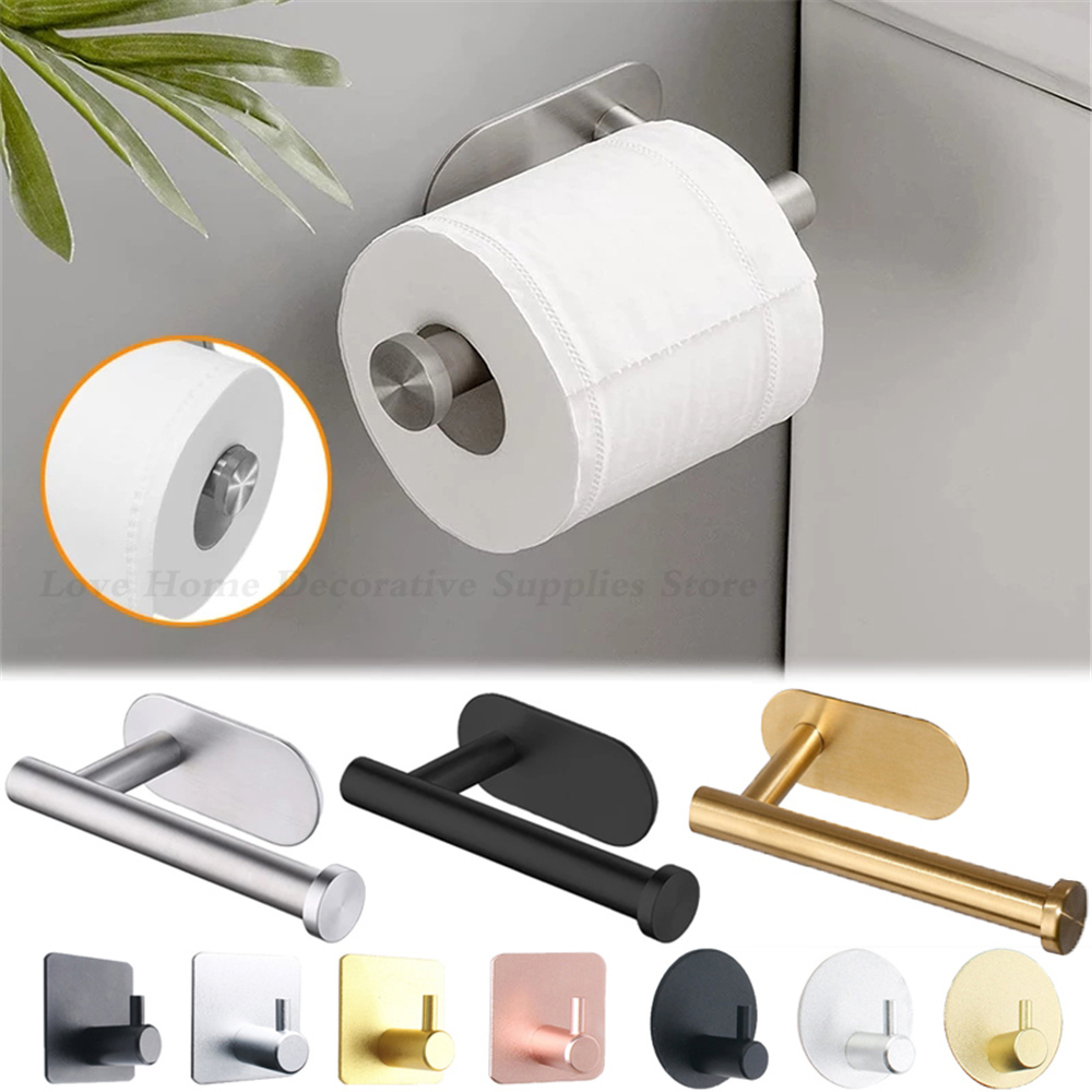 Kitchen Baking Paper Holder - Self Adhesive Toilet Paper Holder Wall