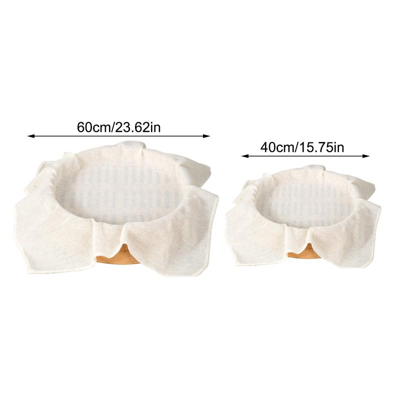 Kitchen Baking Drawer - 3Pcs And Bun Mat Round Cotton