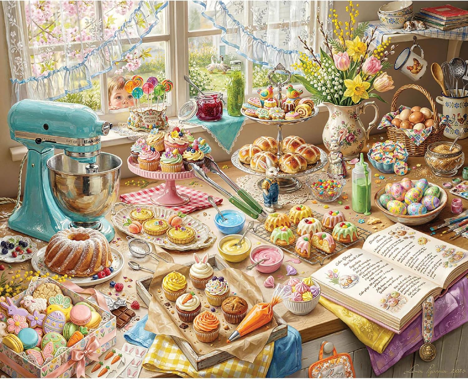 Kitchen Baking Game - 1000 PCS Jigsaw Puzzles for Adults