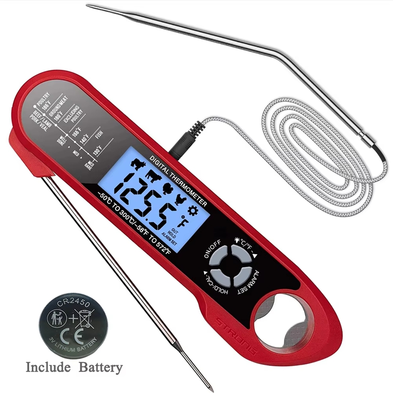 Kitchen Baking Utensil - Meat Thermometer Dual-Probe Digital Kitchen Cooking