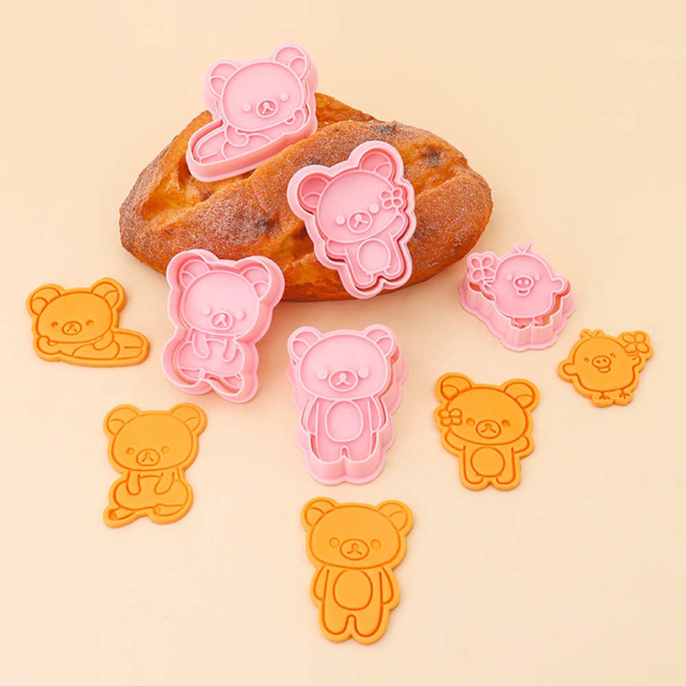 Kitchen Baking Utensil - Cookie Cutters Cartoon Bear Biscuit Mold
