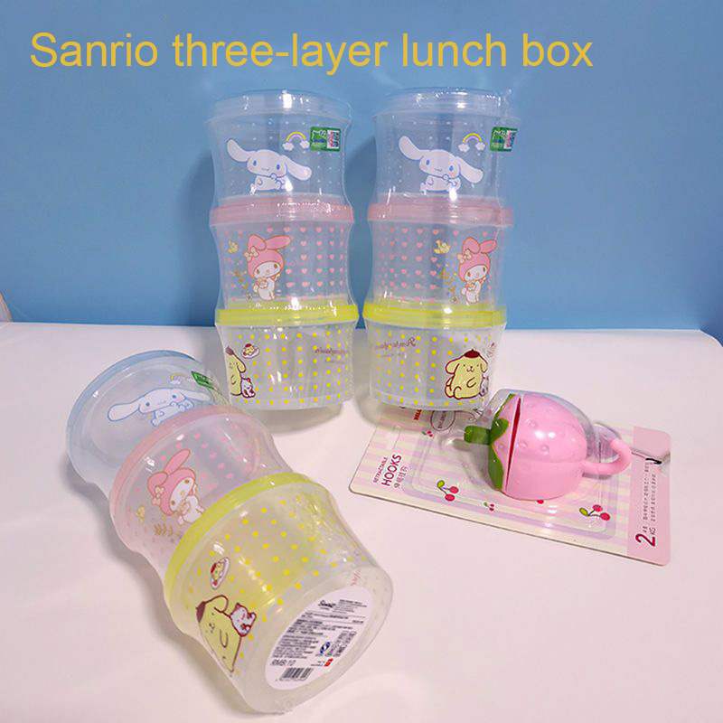 Kitchen Baking Gifts - Kitty Bento Box Set 3 Pieces