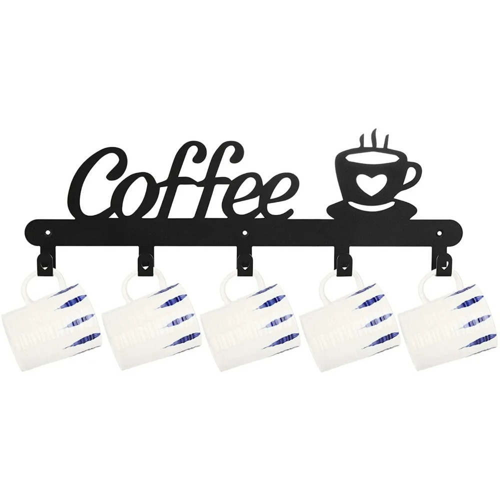 Metal Wall Mounted Coffee Mug  - огляд і ціна Kitchen Baking Gifts