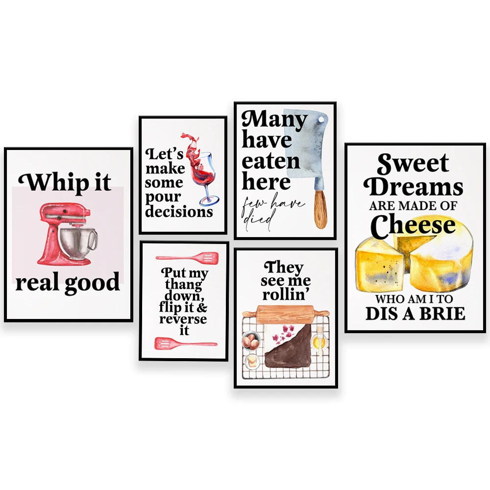 Funny Baking Quotes Posters, F - огляд і ціна Kitchen Baking Quotes