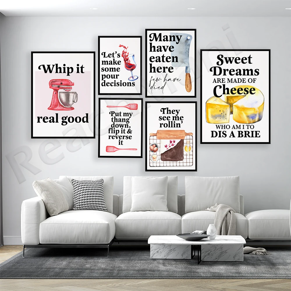 Funny Baking Quotes Posters, F - огляд і ціна Kitchen Baking Quotes