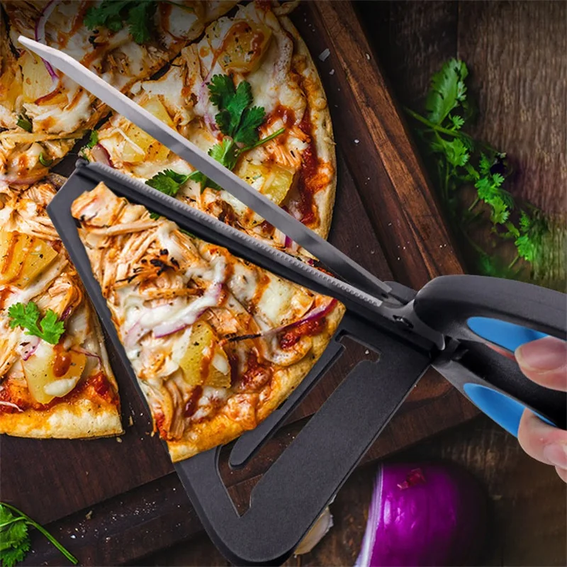 Pizza Scissors With Server Tra - огляд і ціна Kitchen Shears In Baking