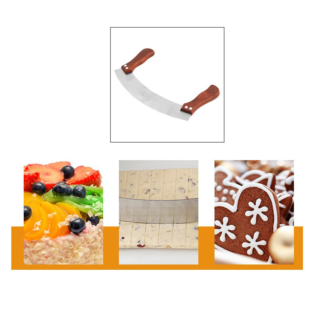 1pc Double Handle Nougat Cutte - огляд і ціна Kitchen Baking Utensil