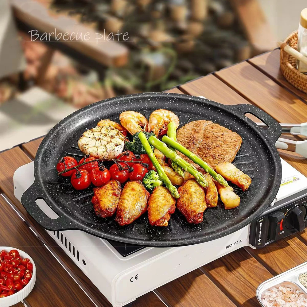 34CM Outdoor BBQ Grill Pan Non - огляд і ціна Kitchen Baking Trays