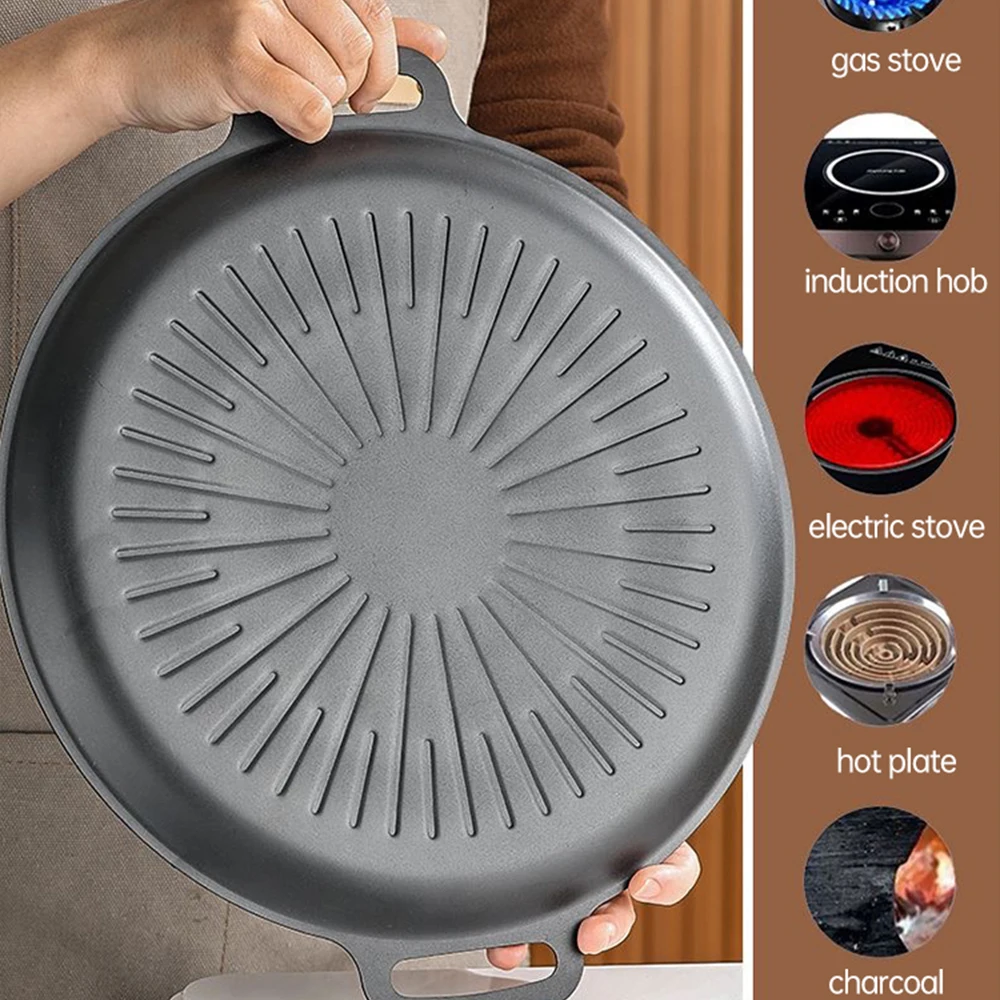 34CM Outdoor BBQ Grill Pan Non - огляд і ціна Kitchen Baking Trays