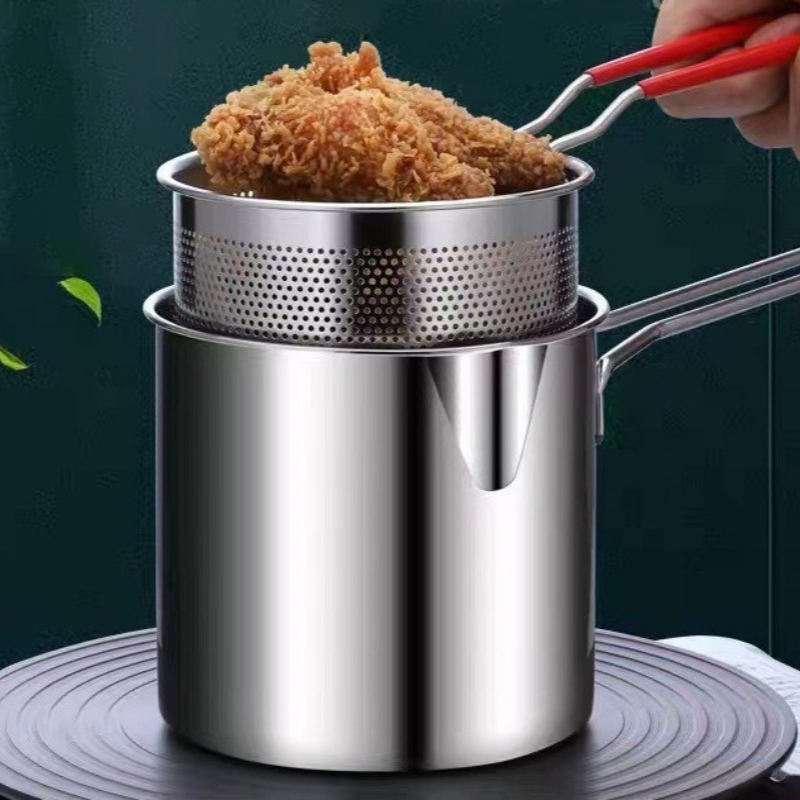 304 Stainless Steel Deep Fryer - огляд і ціна Kitchen Baking Utensil
