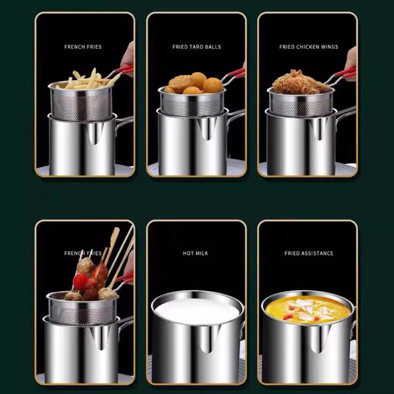 304 Stainless Steel Deep Fryer - огляд і ціна Kitchen Baking Utensil