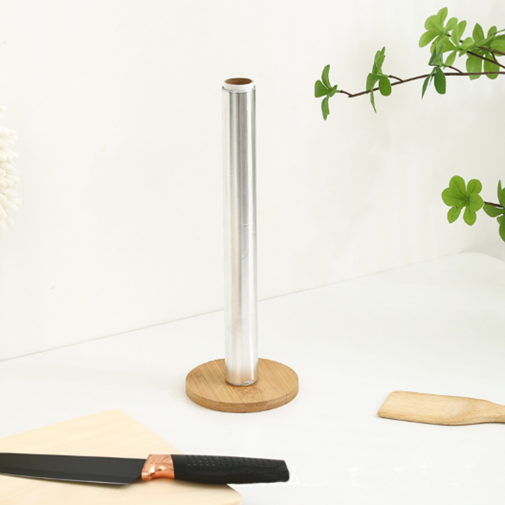 1PC Bamboo Paper Towel Holder  - огляд і ціна Kitchen Baking Paper Holder