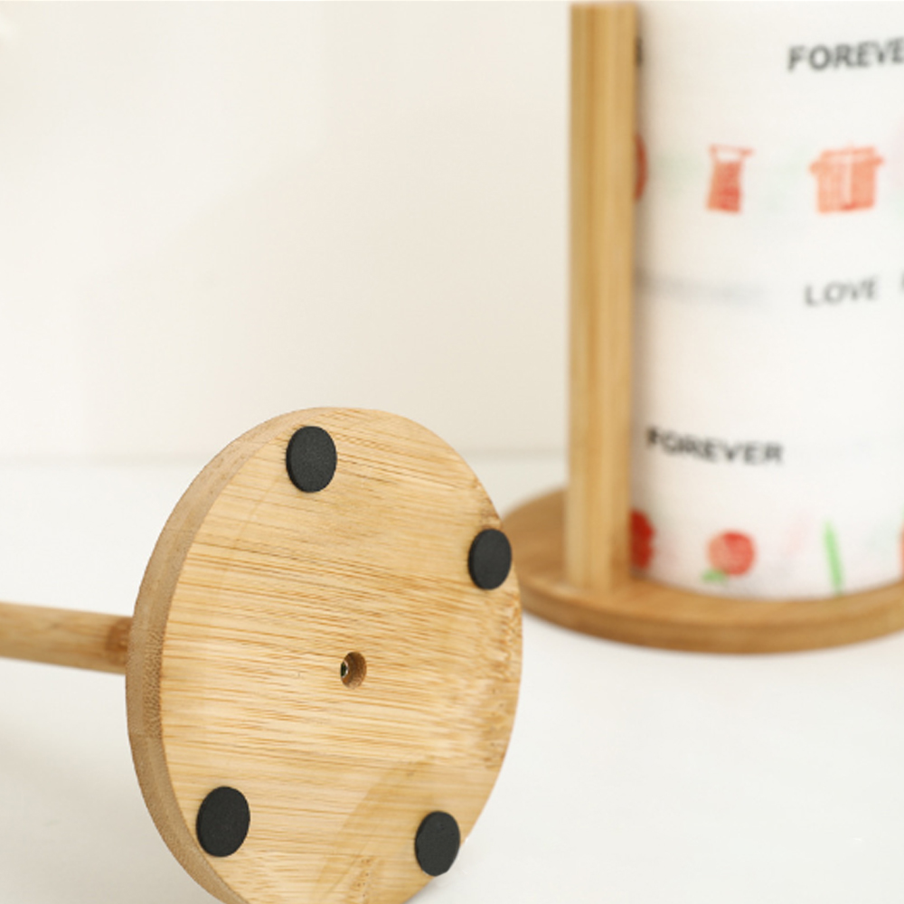 1PC Bamboo Paper Towel Holder  - огляд і ціна Kitchen Baking Paper Holder