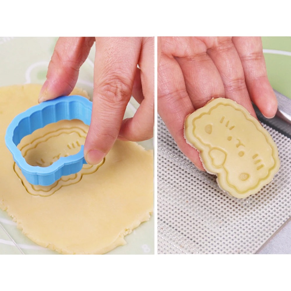 Cookie Mold Stamp Cartoon Saus - огляд і ціна Kitchen Baking Utensil
