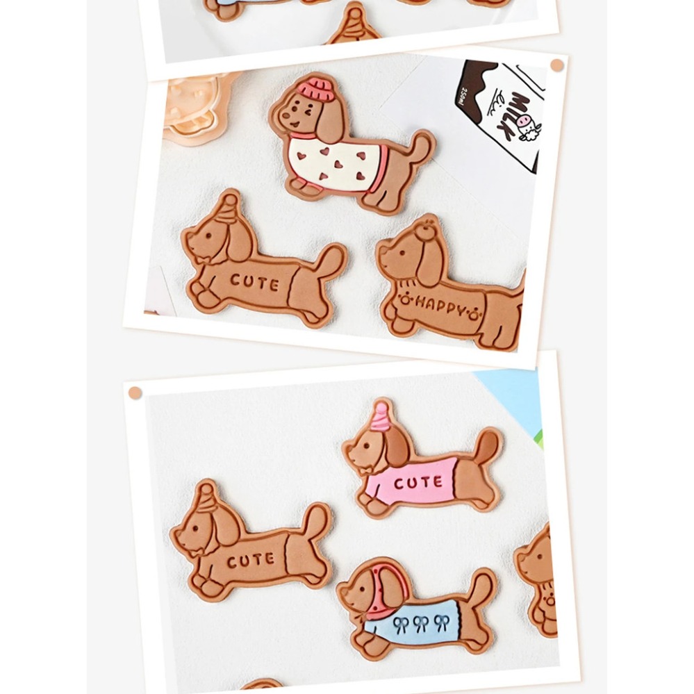 Cookie Mold Stamp Cartoon Saus - огляд і ціна Kitchen Baking Utensil