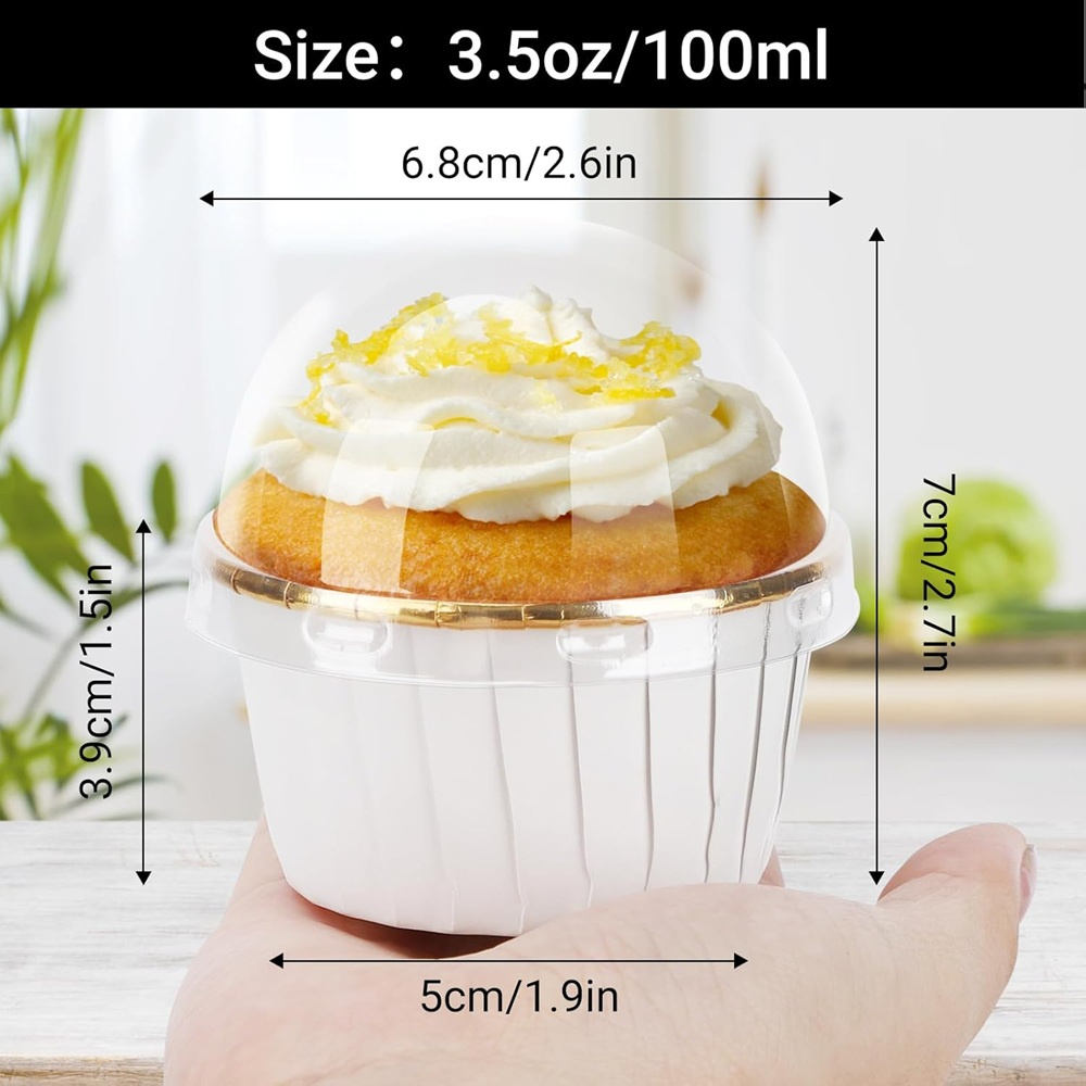50 pcs Muffins Cup Paper Cupca - огляд і ціна Kitchen Equipment For Baking