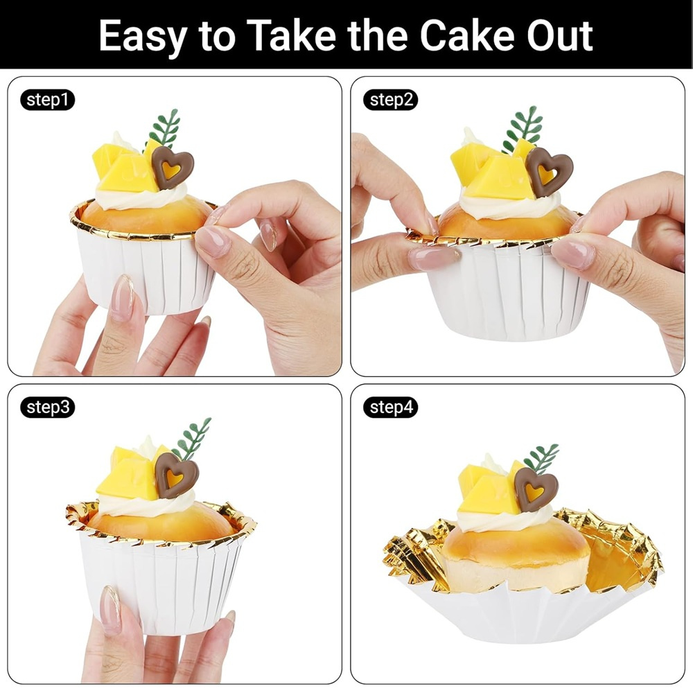 50 pcs Muffins Cup Paper Cupca - огляд і ціна Kitchen Equipment For Baking