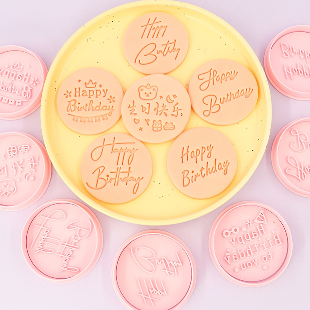 Happy Birthday Cookie Cutters  - огляд і ціна Kitchen Baking Utensil