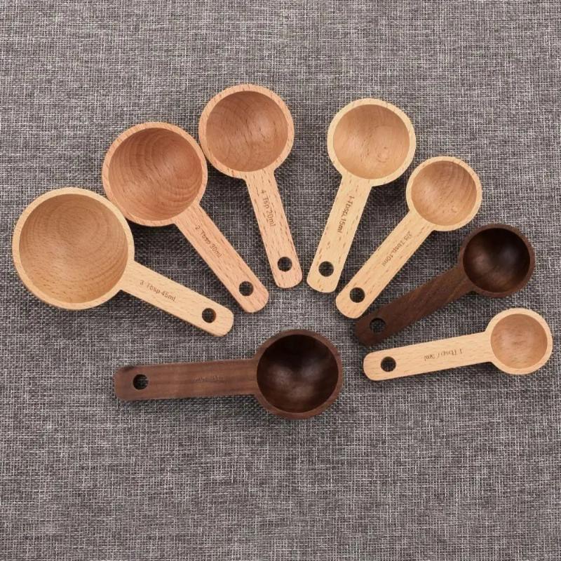 Wooden Measuring Spoon 7.5-45M - огляд і ціна Kitchen Baking Gifts