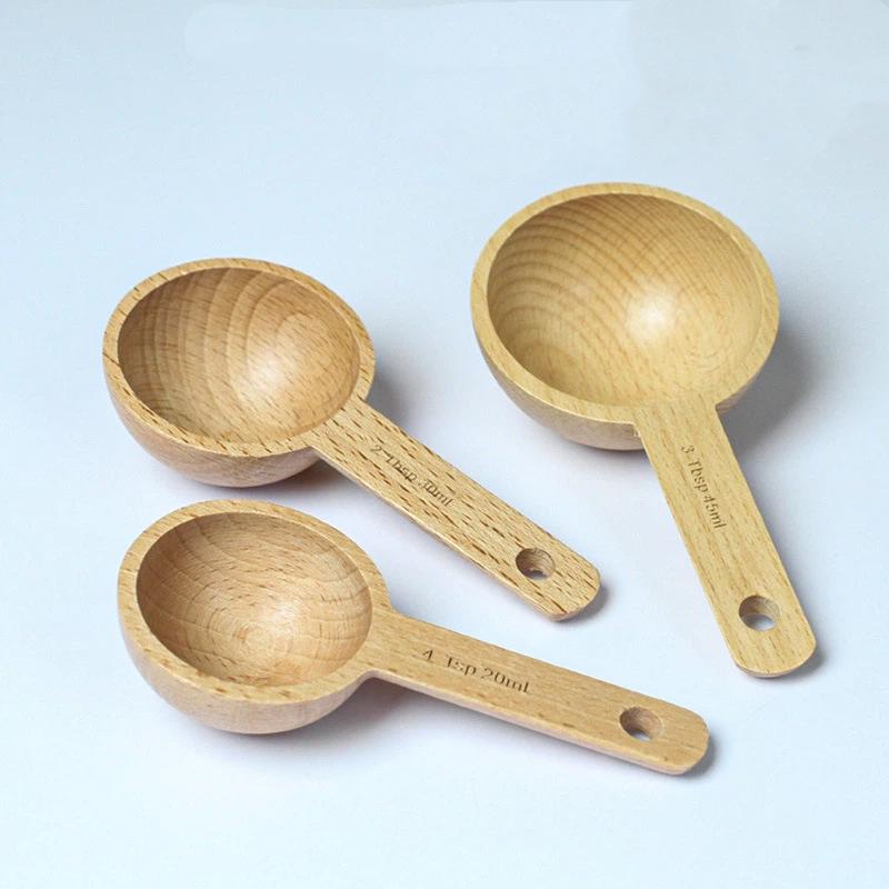Wooden Measuring Spoon 7.5-45M - огляд і ціна Kitchen Baking Gifts