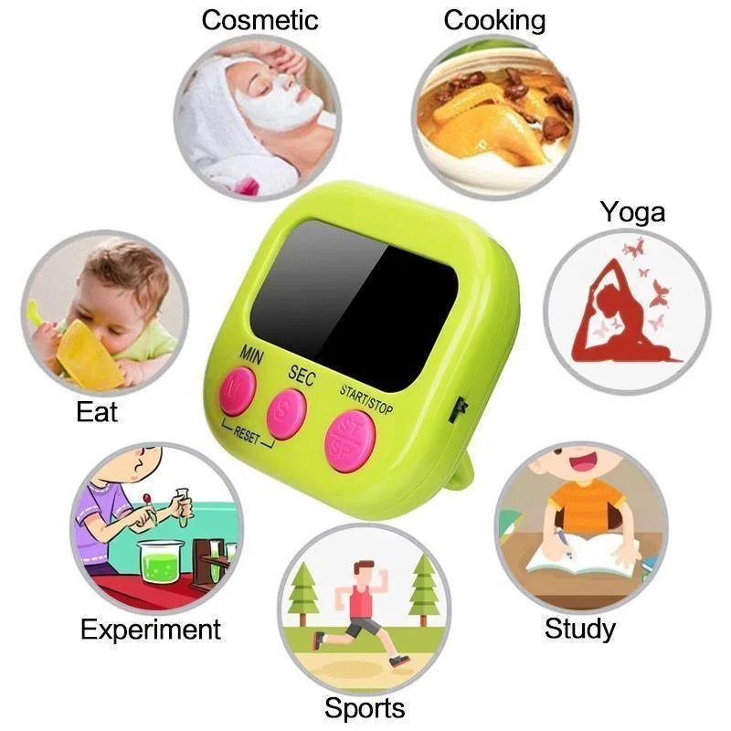 Mini Digital Kitchen Timer Big - огляд і ціна Kitchen Baking Game