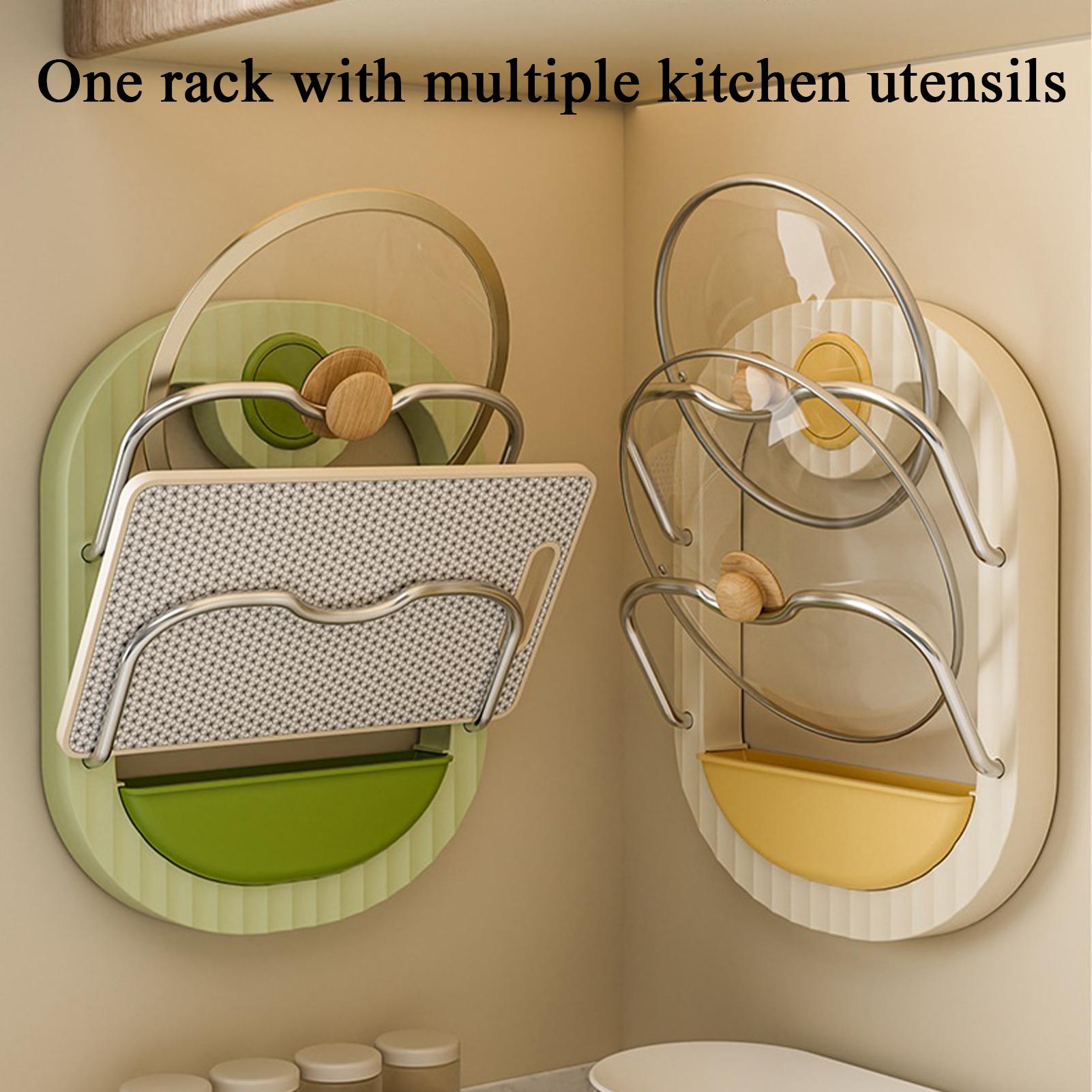 Pot Lid Rack 2-Tier Wall Mount - огляд і ціна Kitchen Baking Drawer