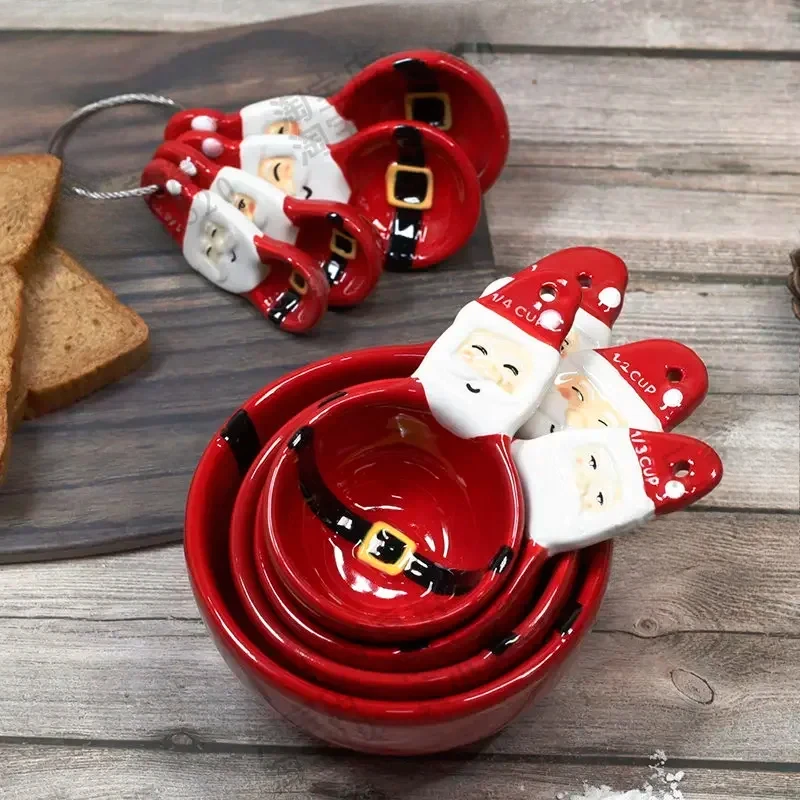 4pcs Christmas Measuring Spoon - огляд і ціна Kitchen Baking Gifts