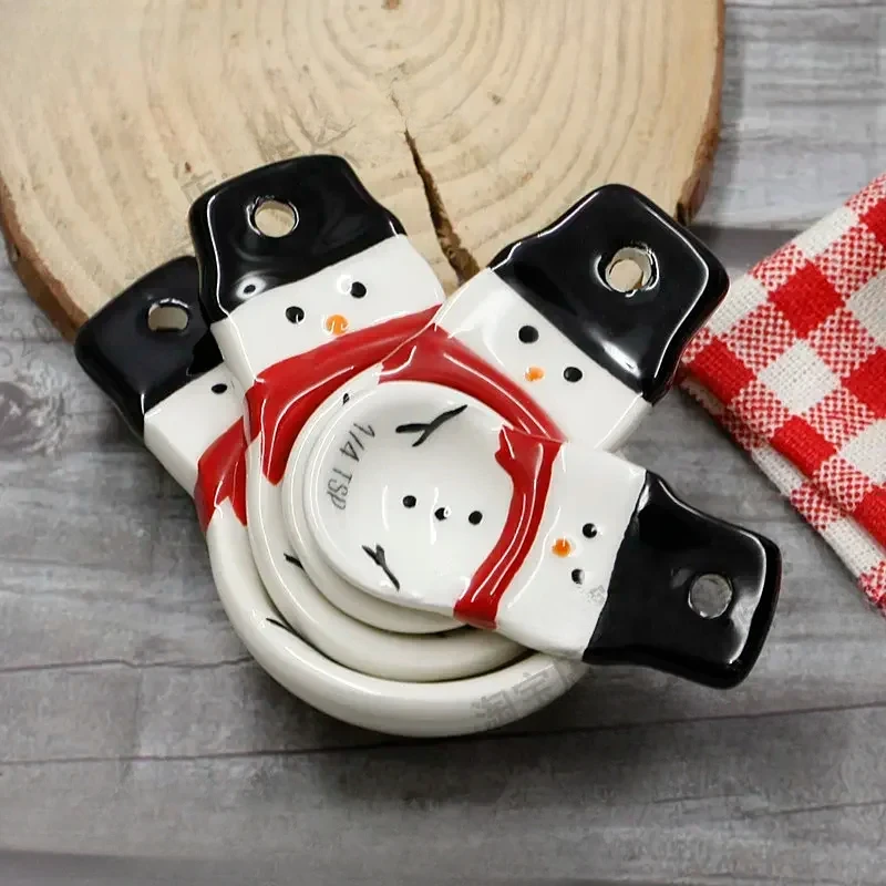 4pcs Christmas Measuring Spoon - огляд і ціна Kitchen Baking Gifts