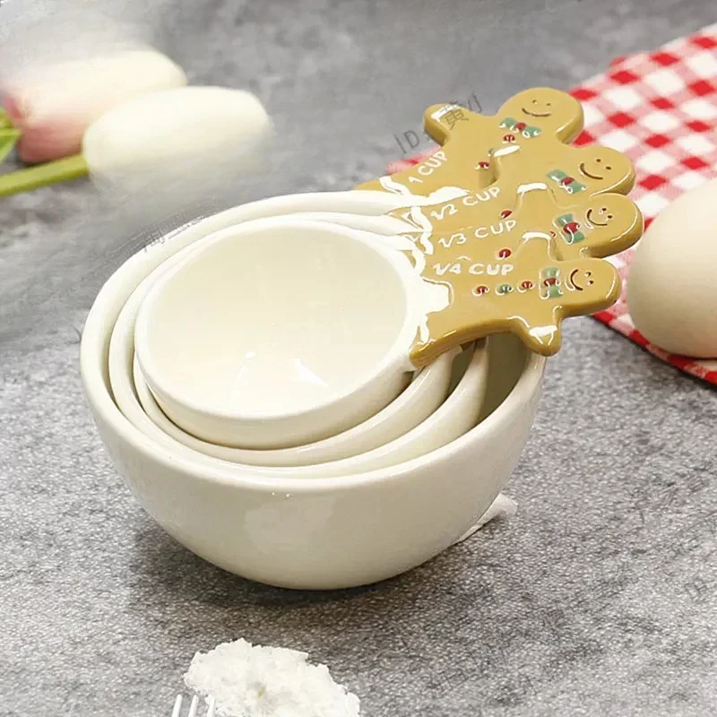4pcs Christmas Measuring Spoon - огляд і ціна Kitchen Baking Gifts