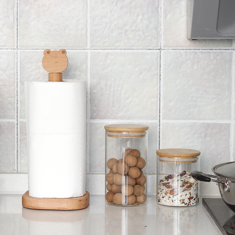 Japanese-Style Solid Wood Tiss - огляд і ціна Kitchen Baking Paper Holder