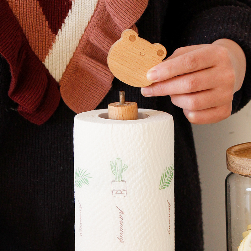 Japanese-Style Solid Wood Tiss - огляд і ціна Kitchen Baking Paper Holder