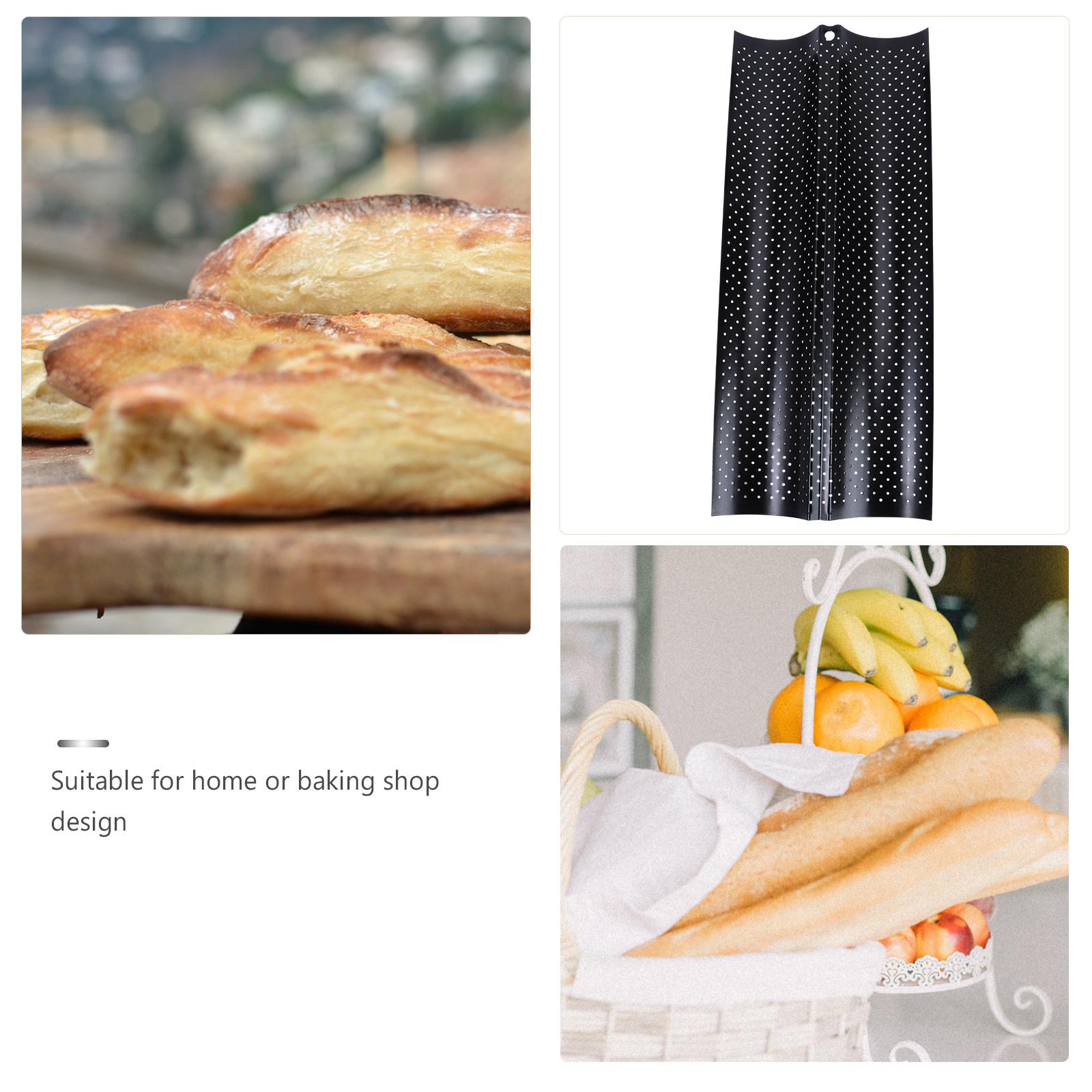 2-Slot French Bread Baking Mou - огляд і ціна Kitchen Baking Trays