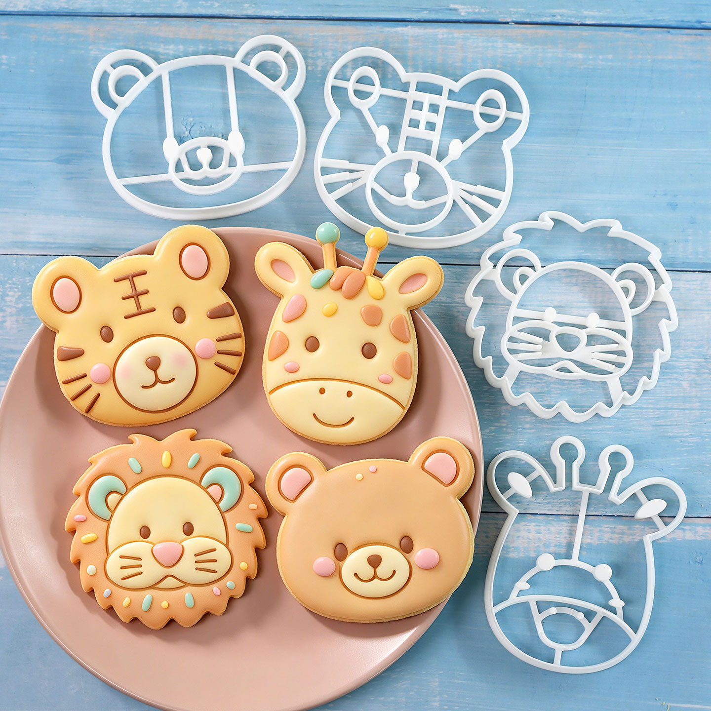 4 Pcs Animal Cookie Cutters Se - огляд і ціна Kitchen Baking Utensil