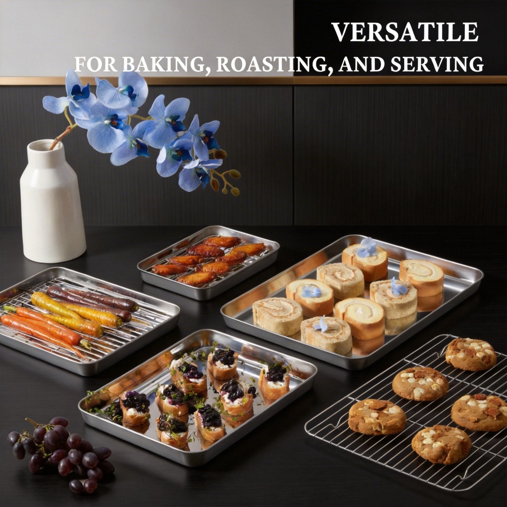 Stainless Steel Baking Sheet w - огляд і ціна Kitchen Baking Tray Rack