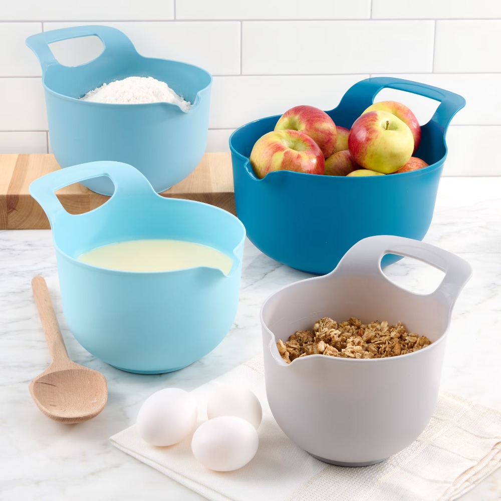 Nesting Plastic Mixing Bowls S - огляд і ціна Kitchen Baking Utensil