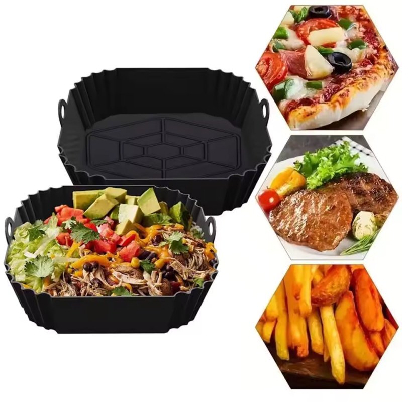 1pc Silicone Air Fryer Pot Tra - огляд і ціна Kitchen Baking Trays