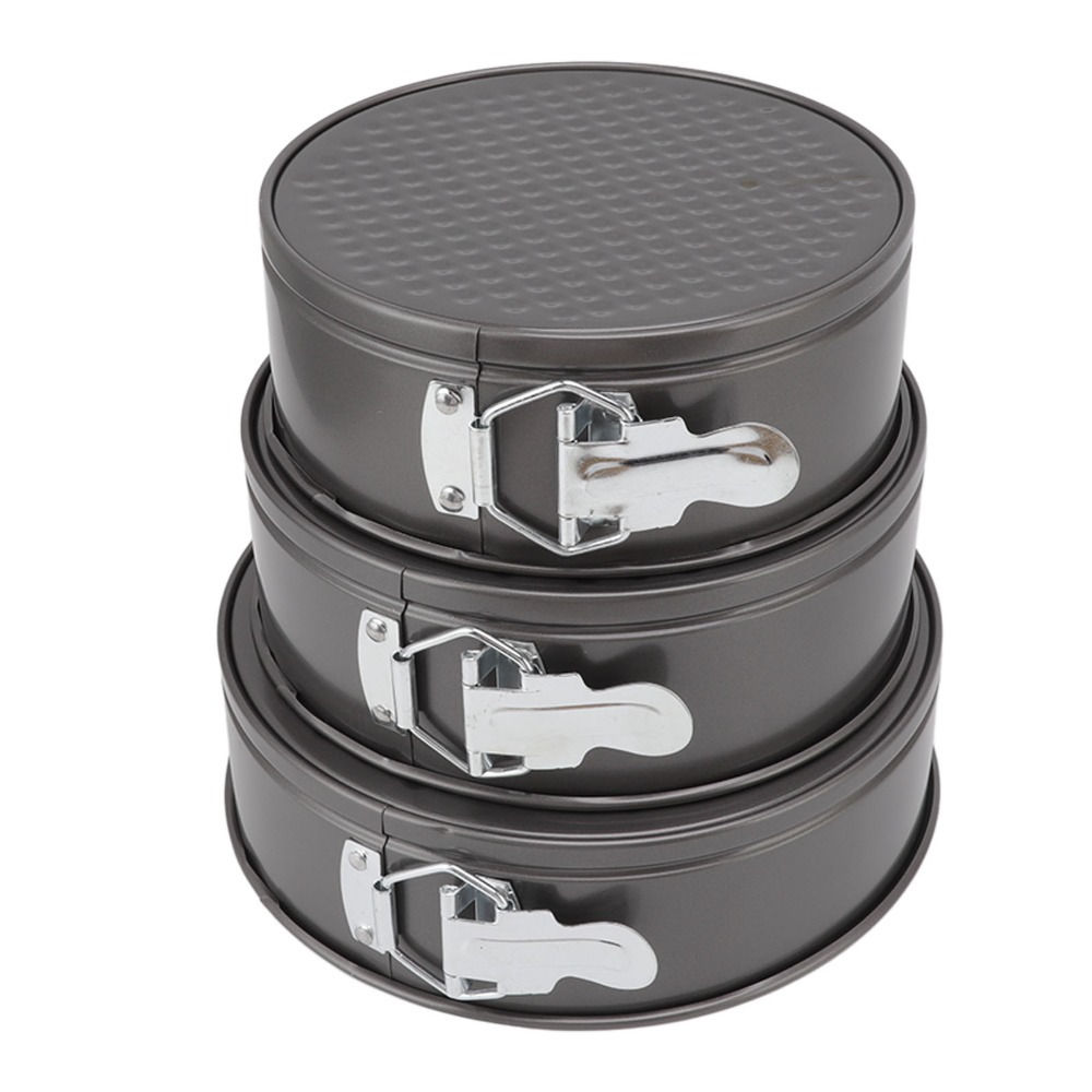 3pcs Carbon Steel Cake Pan Set - огляд і ціна Springform Pan Set