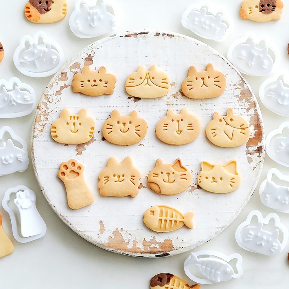 Cute Kitten DIY Stamp Cookie C - огляд і ціна Kitchen Baking Utensil