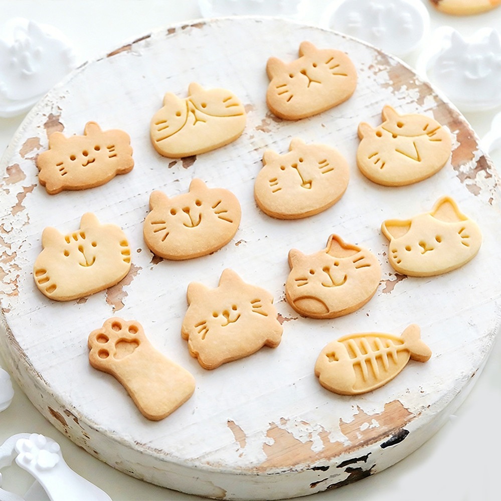 Cute Kitten DIY Stamp Cookie C - огляд і ціна Kitchen Baking Utensil
