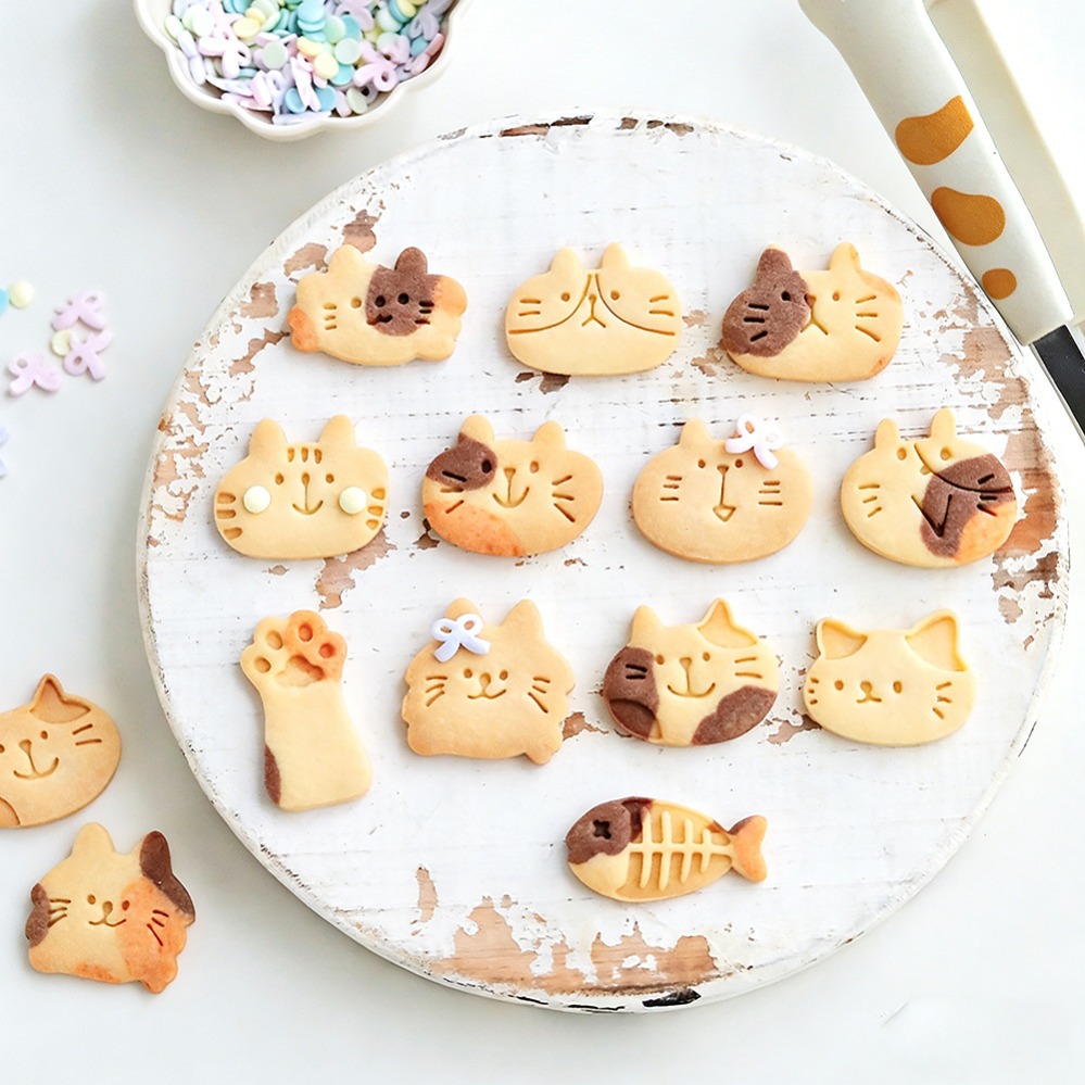 Cute Kitten DIY Stamp Cookie C - огляд і ціна Kitchen Baking Utensil