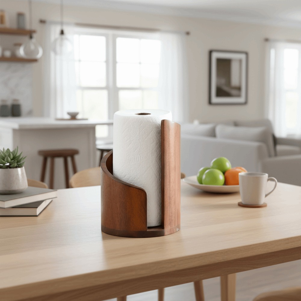 Wooden Kitchen Paper Towel Hol - огляд і ціна Kitchen Baking Paper Holder