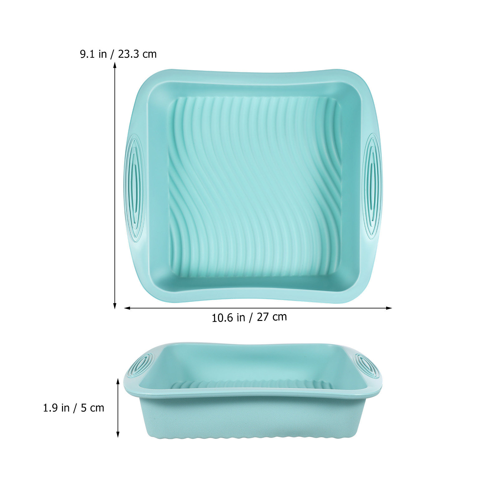 Square Silicone Cake Tin Bakin - огляд і ціна Kitchen Baking Trays