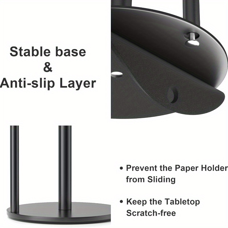 Paper Towel Holder Black, Prem - огляд і ціна Kitchen Baking Paper Holder