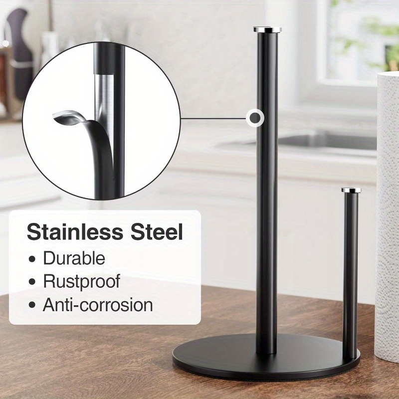 Paper Towel Holder Black, Prem - огляд і ціна Kitchen Baking Paper Holder