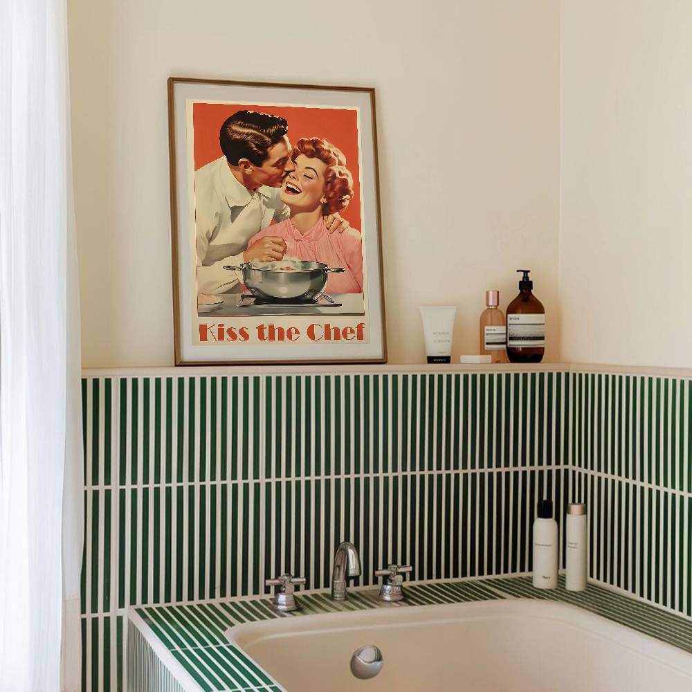 Retro Kitchen Quote Paper Post - огляд і ціна Kitchen Baking Quotes