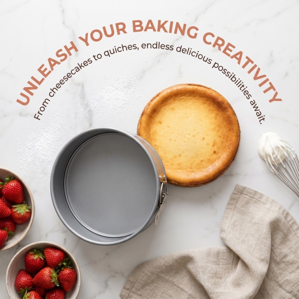 3pcs Carbon Steel Cake Pan Set - огляд і ціна Springform Pan Set